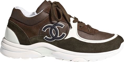 lace up chanel brown and bleck shoes|Chanel sneakers.